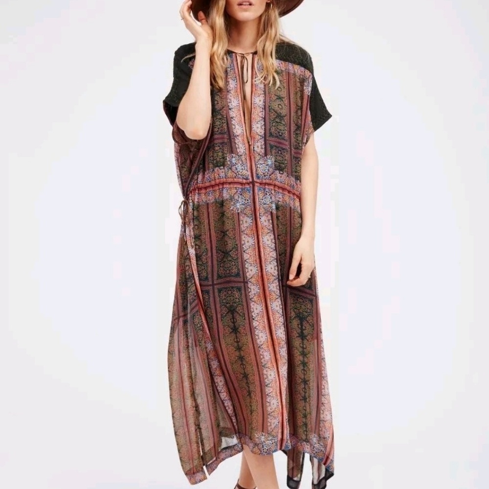 Free People Gardenia Fog Maxi Dress -S